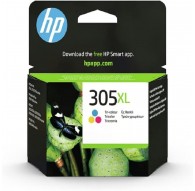 HP 305XL Cartouche d'Encre Trois Couleurs Cyan/Magenta/Jaune - HP AUTHENTIQUE -