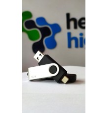 JSTOO CLE USB 3.0 64Go 2 en 1 OTG
